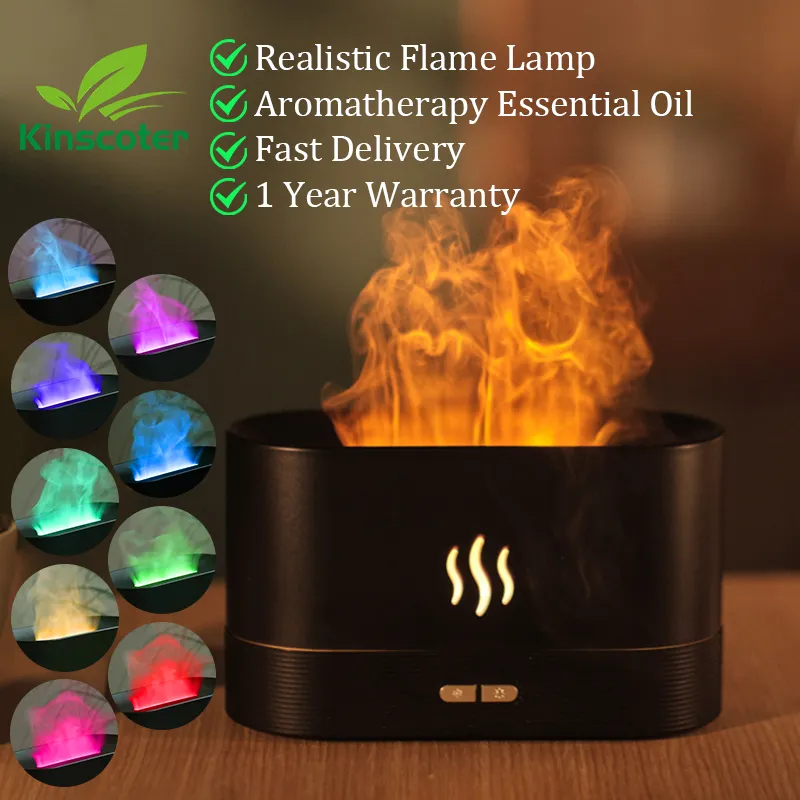 Humidifier flame